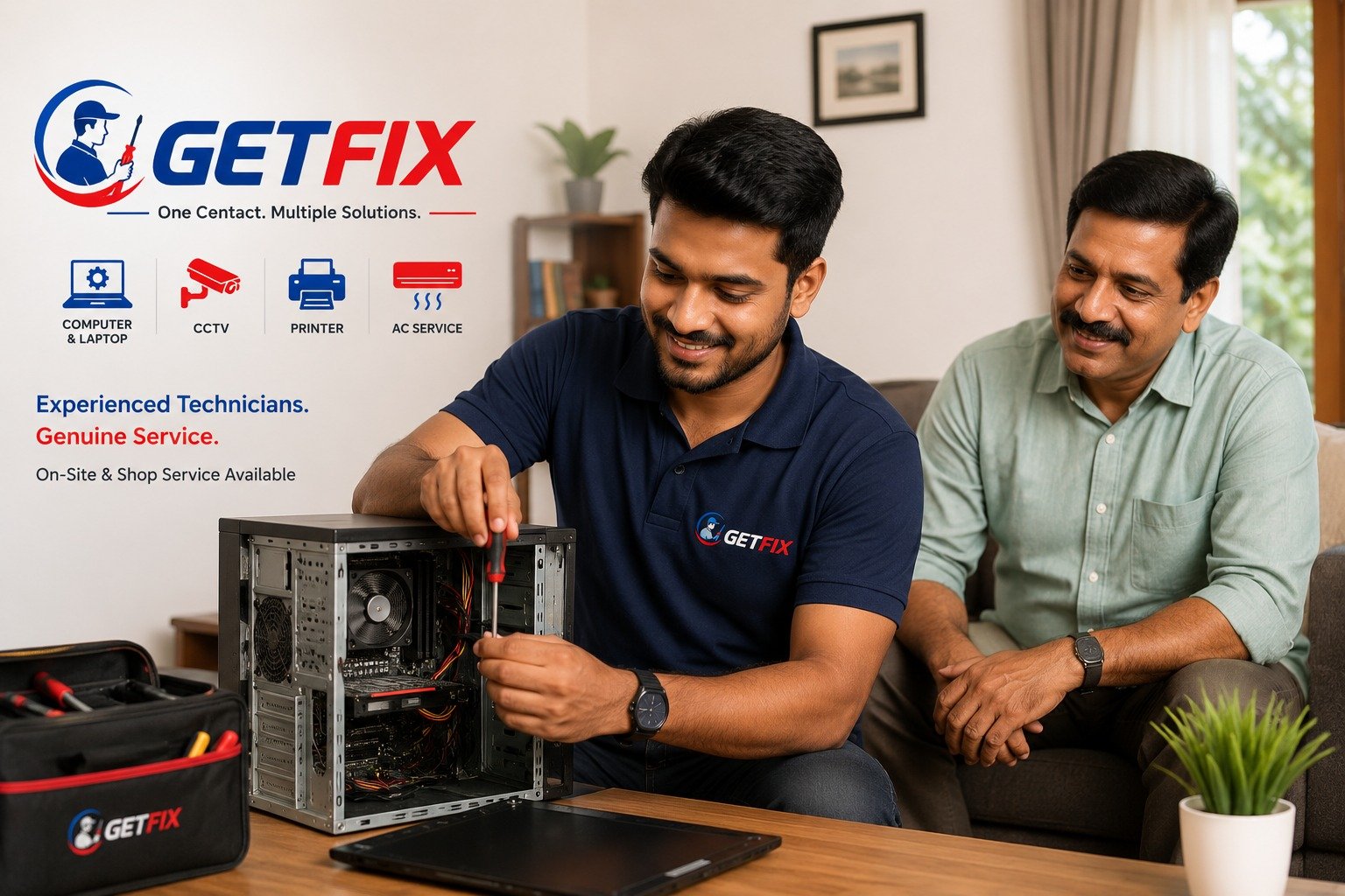GETFIX Technical Services — Technician at work